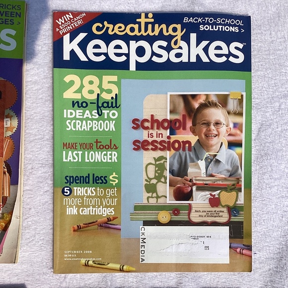 8 Creating Keepsakes Crafting Scrapbook Magazines - Picture 4 of 11